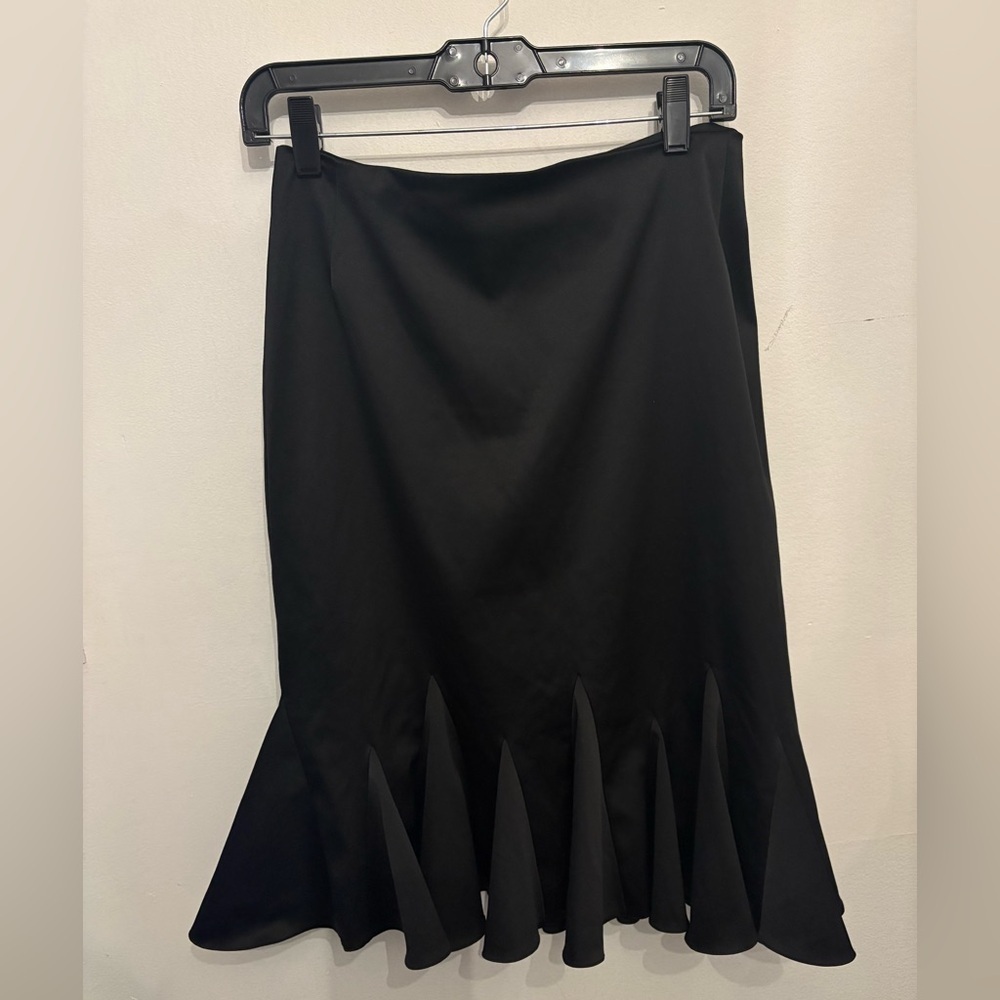 Elegant Black A-Line Women's Skirt